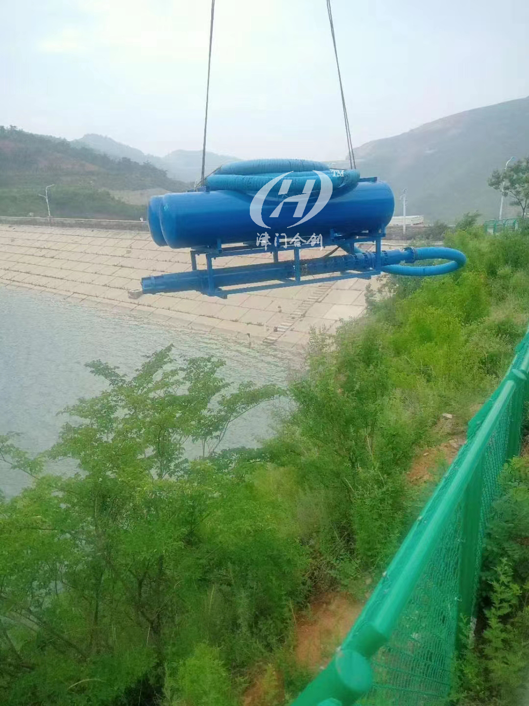 湖南某水庫提水240